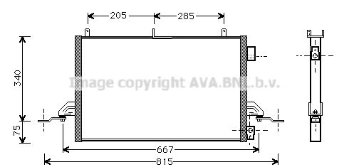 AVA QUALITY COOLING kondensatorius, oro kondicionierius FD5242